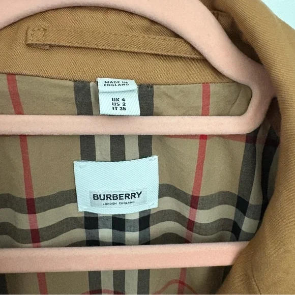 Burberry Sipson Gabardine Belted Trench - Picture 4 of 11